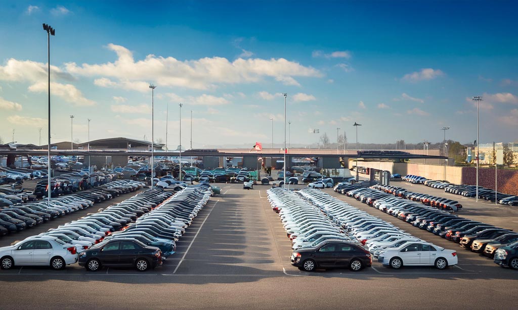 Hundreds of new and used cars