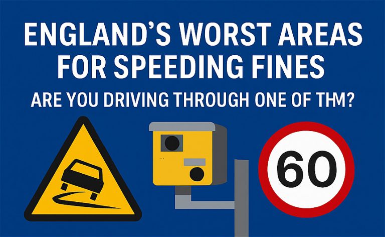 England’s Worst Areas for Speeding Fines: Are You Driving Through One of Them?