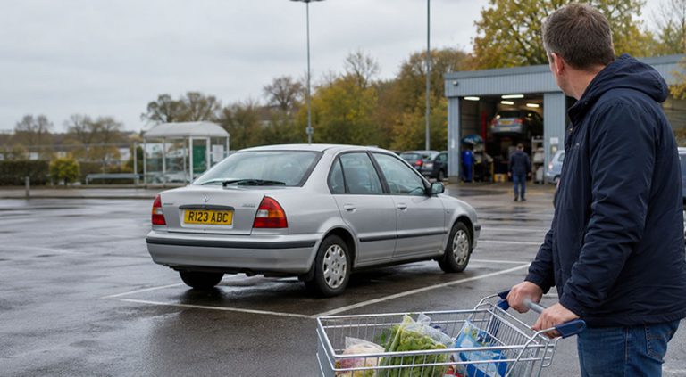 You scrapped your vehicle… so why is it parked at Tesco?